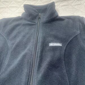 Columbia Charcoal Full-Zip Fleece Jacket